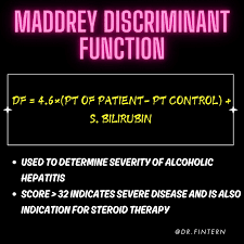 Image result for Maddrey Discriminant Function