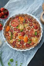Tarte Aux Tomates Recipe In 2020 Food Food And Drink Cooking