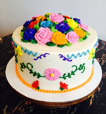 Cute Mexican Themed Cake Bigsugarbakeshop Fiesta Cake Mexican Themed Cakes Themed Cakes