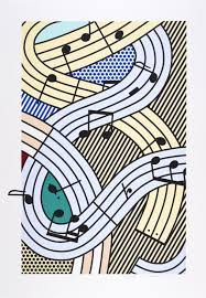 Music information retrieval compositional strategies; Composition Iii Roy Lichtenstein 1996 Tate