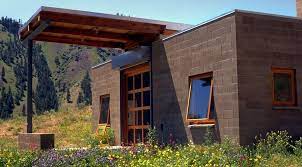 450 Sq Ft Concrete Block Tiny Home Cinder Block House Small House Small House Construction