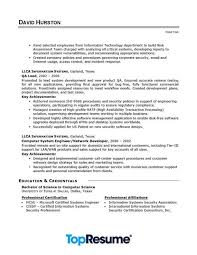 It Resume Sample Professional Resume Examples Topresume