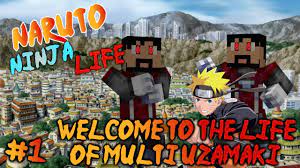 More images for minecraft naruto server no mods » Minecraft Naruto Ninja Life Server Naruto Anime Mod Episode 1 Meet Multi Uzamaki Youtube