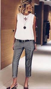 The Athleisure Pattern Has Actually Made It Acceptable To Wear Tennis Shoes To Nearl Business Casual Outfits Summer Business Casual Outfits Summer Work Outfits