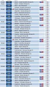 Côté sénégalais, on retrouve enfin la coupe du monde, seize ans après la dernière participation du pays, en 2002. Le Parisien On Twitter Coupe Du Monde 2018 Le Programme Tv A Imprimer Https T Co 06nktkxtgc Rediff Https T Co 06nktkxtgc