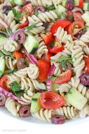 Vegan Italian Pasta Salad Oil Free The Garden Grazer Recipe Pasta Salad Italian Vegan Italian Italian Pasta