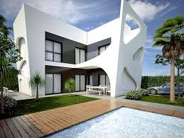 Die designer villa ist ein traumhaus und blickfang konstruiert aus modularen bauelementen. Kaufen In Rojales An Der Costa Blanca Eine Luxus Designer Neubau Villa Mit Pool