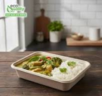 [300 Pack] 29oz Compostable Eco Friendly Container Trays with Lids - Rectangular Oblong Tree Free Sugarcane Bagasse Meal Prep Bento Boxes Take Out ...