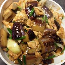 Hmong Chicken With Eggplants Stir Fry Recipe Hmong Recipes Hmong Food Recipes Eggplant Stir Fry