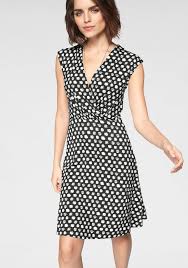 Tom tailor jerseykleid mit knotendetail in toller wickeloptik. Tamaris Jerseykleid In Modischer Wickeloptik Otto