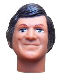 1976 J.J. ARMES 10" ideal jj figure -- Investigator without Hands -- HEAD  eds