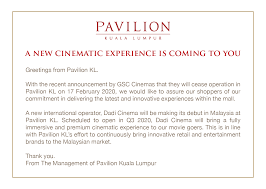 We did not find results for: Dadi Cinema To Replace Gsc At Pavillion Kuala Lumpur Malaysiasaya Trendy Today