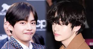 Bts' jin with his permed hair on yesterday's 'v live' broadcast.jpg does't he look adorable with permed hair? Bts S V Replies Fans He Prefers Short Hair Or Long Hair A