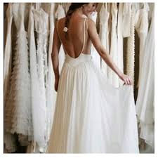 Wonder What The Front Looks Like Wedding Dress Low Back Backless Wedding Dress Backless Wedding
