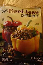 This Is So Good Made Spaghetti Sauce With This And Did Not Miss That It Was Not Meat Amazing Joe Beef Trader Joes Food Trader Joes Vegan