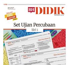 Dunia Pendidikan Set Ujian Percubaan Upsr Berita Harian Didik 13 Julai 2019 Siri 1