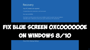 Fix Blue Screen 0xc000000e On Windows 8 10 Youtube