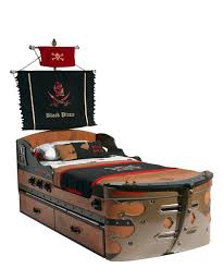 Kara Korsan Gemi Karyola Pirate Ship Bed Kids Bed Design Kid Beds