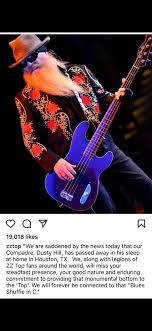 Hill recently suffered from a hip injury that forced him to drop out of several shows over the past read our dusty hill live blog for the latest news and updates… on friday, the band let fans know. Zmdkod71wk4trm