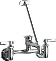 wall mounted manual sink faucet with 8