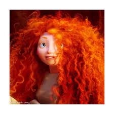 Big Orange Curly Hair Liked On Polyvore Featuring Beauty Products Haircare And Curly Hair Ca Disney Princess Hairstyles Disney Brave Disney Princess Wedding