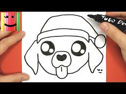 Dessin kawaii animaux lapin facile. Comment Dessiner Un Chien Facilement Pour Enfant Et Debutant