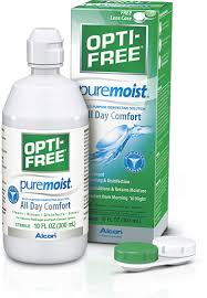 Opti Free Puremoist Disinfecting Contact Solution Contact Lens Solution Contact Solution Contact Lenses