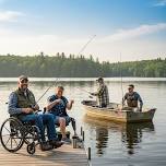 Disabled Veterans Fish Outing by Fishing Has No Boundaries