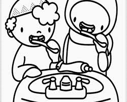 Gambar Mewarnai Anak Menyikat Gigi Anak Cemerlang Fictional Mewarnai Gambar Mewarnai Gambar Sketsa Gigi Cara Menggambar Dan Mewarn Di 2020 Gambar Warna Buku Gambar