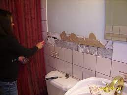 The horrible gap between this ceramic tile and the wall is not normal. Bathroom Tile Disaster Diy Home Improvement Forum