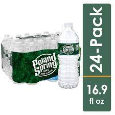 For a seemingly basic food product, bottled water has generated its share of controversy. Poland Spring Brand 100 Natural Spring Water 16 9 Ounce Plastic Bottles Pack Of 24 Walmart Com
