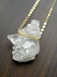 25 Off Sale Vanilla Quartz Crystal Necklace By Friedasophie Raw Stone Jewelry Quartz Crystal Necklace Work Jewelry
