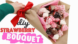 And a mother's day flower delivery is the perfect way to celebrate all the ones who have proudly earned the title, mom. Diy Chocolate Strawberry Bouquet Tutorial Easy Valentines Day Gift Ideas For Her Youtube
