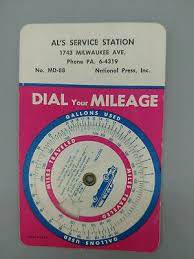 Vintage Dial Your Mileage Calculator Als Service Station Pennsylvania 1950s 60 Ebay