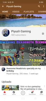 Free fire is an multiplayer battle royale mobile game, developed and published by garena for android and ios. Piyush Gaming Home Facebook