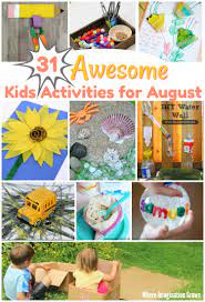 Christmas tree letter matching activity with free printable. 31 Awesome Kids Activities For August Where Imagination Grows