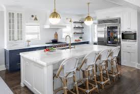 Even the beams and other details on the ceiling are white to brighten and create more space. 75 Beautiful Dark Wood Floor Kitchen Pictures Ideas June 2021 Houzz