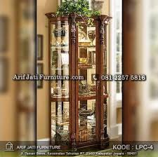 Meja display ponsel kaca penghitung toko telepon seluler pabrikan. Almari Kaca Model Italy Lemari Display Arif Jati Furniture
