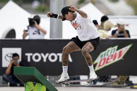 Huston has been at the top of his field for some time. Skateboarder Nyjah Huston Brings Unique Brand To Olympics