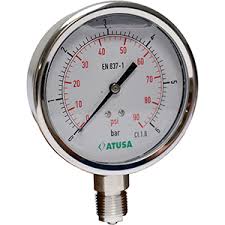 Pressure Gauge With Glycerine 431 | Atusa