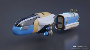 More of this sort of thing: Seatruck Mark 2 Concept Subnautica Below Zero By Themercifulguard On Deviantart