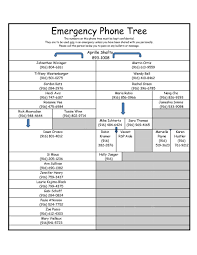 50 Free Phone Tree Templates Ms Word Excel Á… Templatelab