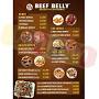 Beef belly restaurant menu from m.facebook.com