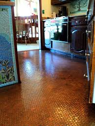 The Finished Penny Floor Mosaic Copyrighted Image Penny Floor Flooring Penny Tile Floors