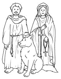 San Francesco E Santa Chiara Http Www Bambinievacanze Com 2013 10 Santi Da Colorare Per Bambini Disegni Immagini Disegni Da Colorare Disegni San Francesco