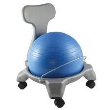 A stiff lower back, tight shoulders, and a sore backside after sitting in a chair for hours at a time. Amazon Com Balance Ball Chair Child Size Blue Beauty