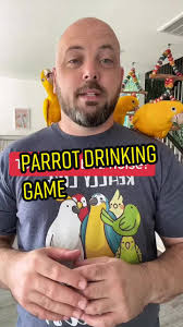 Entertaining Parrot Drinking Game to Deal with Bird Noise