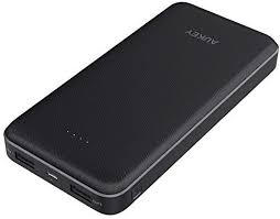Amazon Com Aukey 20000mah Power Bank Dual Usb Portable Charger With 5v 2a Output Battery Pack Compatible Iphone 8 Plus Xs Xs Ma Cell Phone Accessories Samsung Galaxy Portable Charger