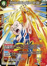 victorious fist super saiyan 3 son goku bt3 dbs singles