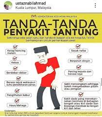 Sakit yang berkenaan jantung merupakan pembunuh nombor satu negara. Viral Johor Ketahui Tanda2 Penyakit Jantung Facebook